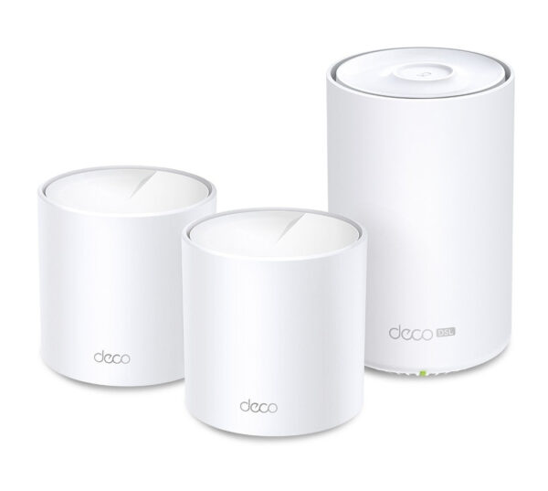 (E)TP-Link Deco X50-DSL(3-pack) AX3000 VDSL Whole Home Mesh WiFi 6 Router, 574